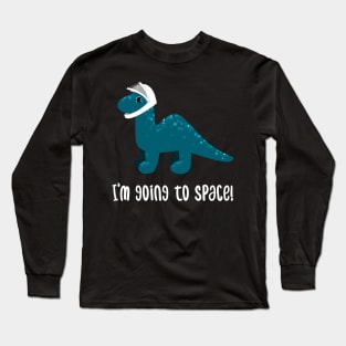 Space Dinosaur Long Sleeve T-Shirt